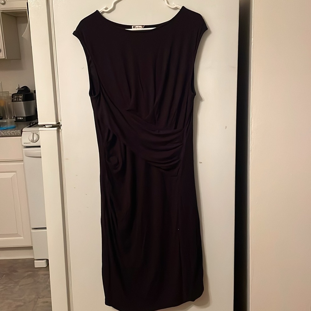Kut from the Kloth Size 14 Mollee Draped Ruched Jersey Knit Sleeveless Dress